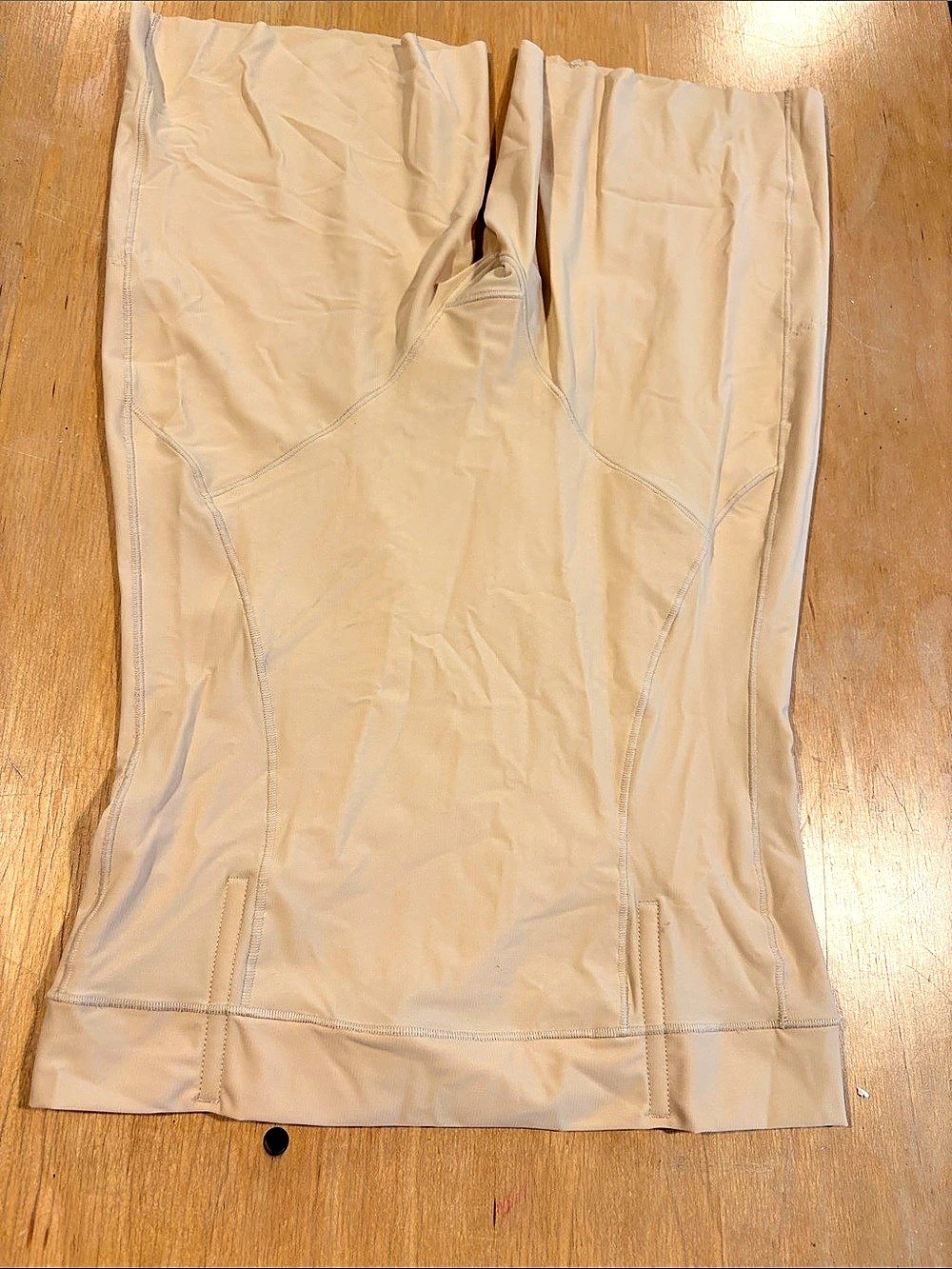 FAJA SHORTS ~ High rise boning Beige Shapewear Shorts Size Small